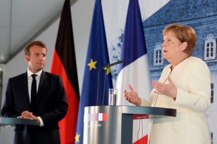 Merkel'den 'ekonomi' Macron'dan 'Hafter' itirafı