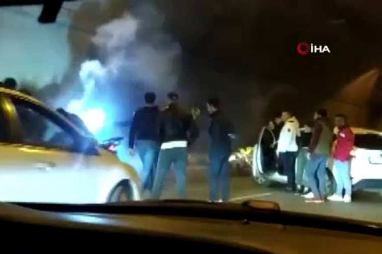 Asker uğurlamak için tünel kapatan magandalar yakalandı