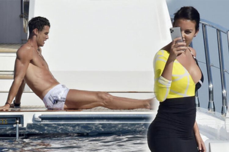 Cristiano Ronaldo ve Georgina Rodriguez'in tekne tatili