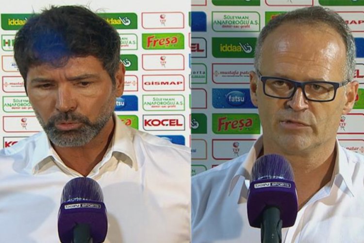 Bursaspor Teknik Direktörü İrfan Buz: ''Önemli olan 3 puanı almaktı''