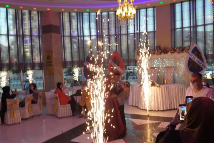 Düğünler korona tedbirleri ile başladı