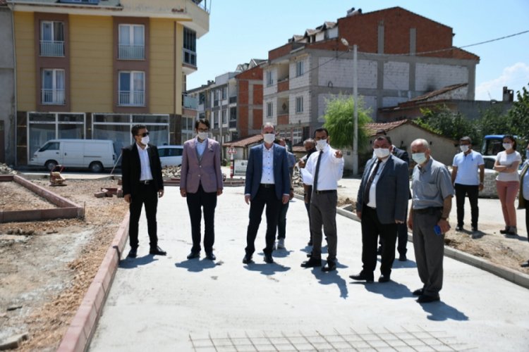 Bursa İnegöl'de Fatih Mahallesi'nin çehresi değişiyor
