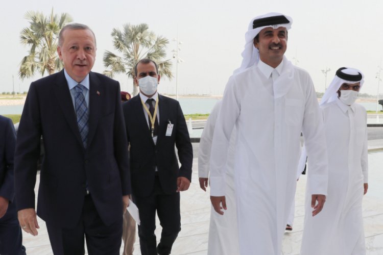 Cumhurbaşkanı Erdoğan Katar'da
