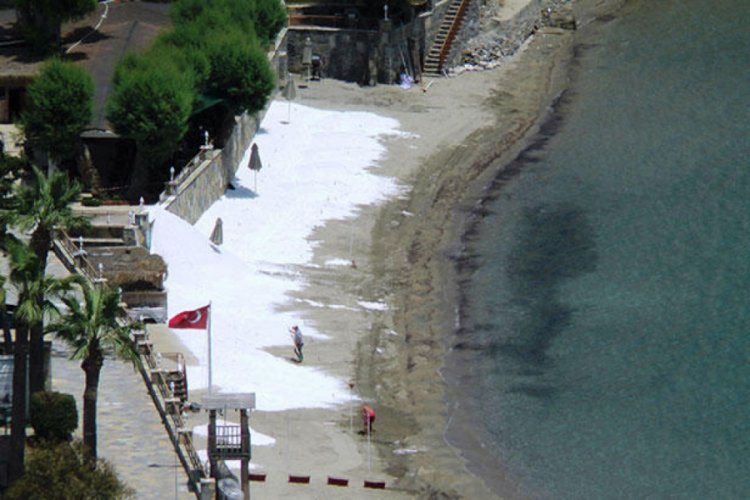 Bodrum'u karıştıran beyaz kumun sırrı açığa çıktı