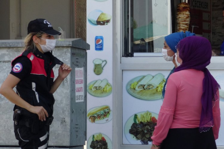 Bursa'da bir haftada 14 bin kişiye maske cezası