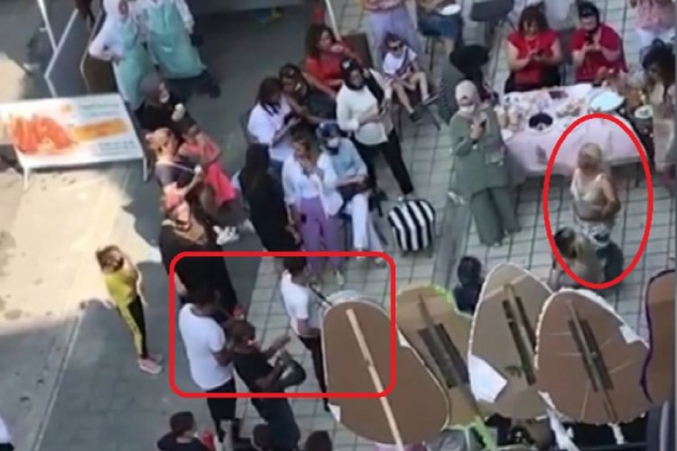 Bursa'da dansözlü iş yeri açılışında kurallar unutuldu