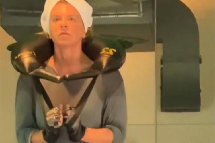 Biricik Suden 72 kiloyu böyle kaldırdı