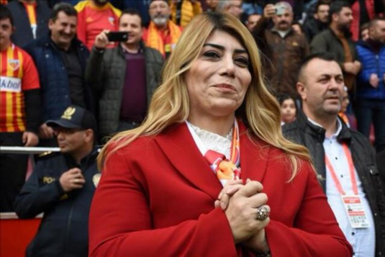 Kayserispor Başkanı Berna Gözbaşı gözyaşlarına boğuldu!