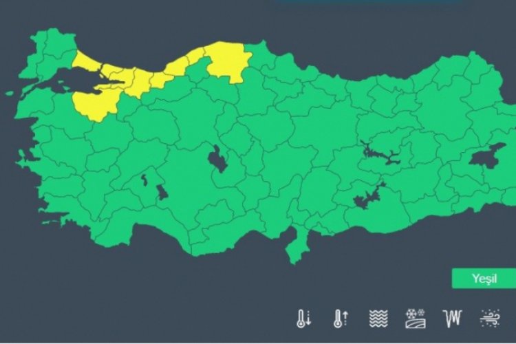Meteorolojiden yarın Bursa için 'sarı' uyarı verildi!
