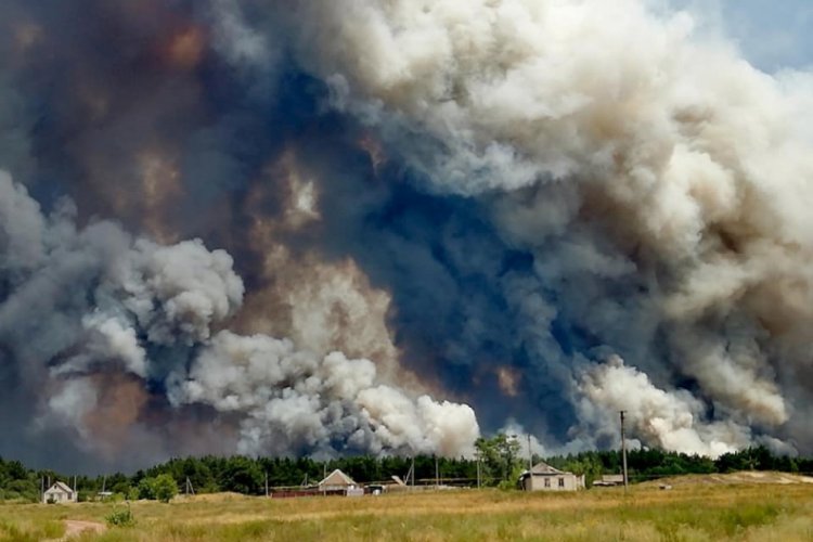 Ukrayna'da korkutan orman yangını: 4 ölü