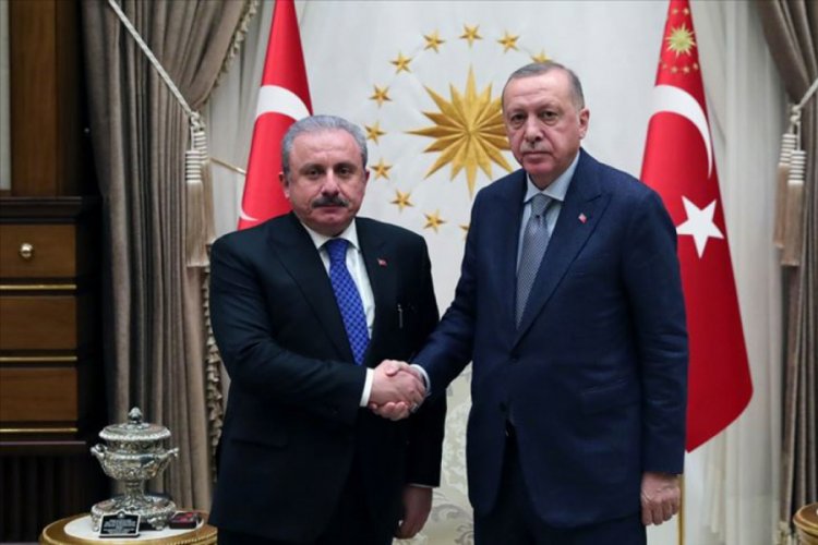 Cumhurbaşkanı Erdoğan'dan Şentop'a tebrik telefonu