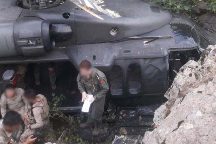 Bingöl'de askerleri taşıyan helikopter zorunlu iniş yaptı