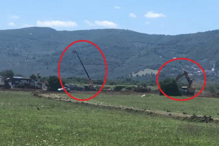 Bursa'da yerli otomobil fabrikasının kurulacağı alanda çevre düzenleme çalışmaları başladı