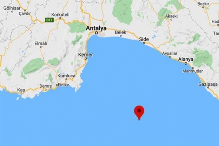 Akdeniz'de 3.5 büyüklüğünde deprem