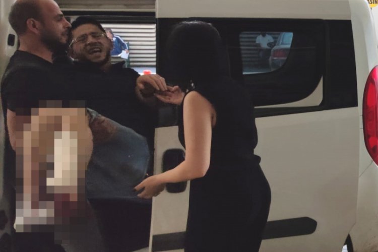 Bursa'da taşıdığı cam ayaklarına düştü
