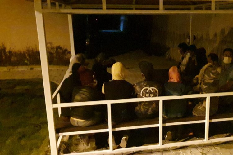 Bursa'da 17 düzensiz göçmen yakalandı
