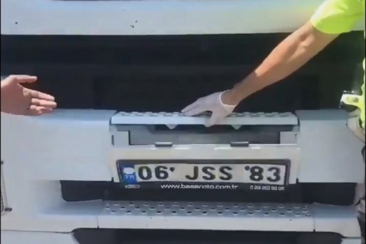 Radara yakalanmamak özel düzenek kurmuş
