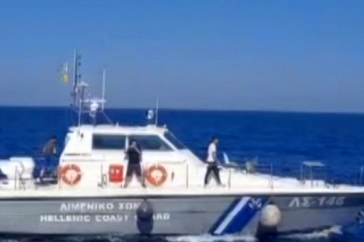 Yunan Sahil Güvenlik ekiplerinden Türk balıkçılarına taciz