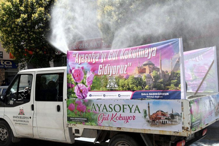 Ayasofya Camii için yola çıktı!