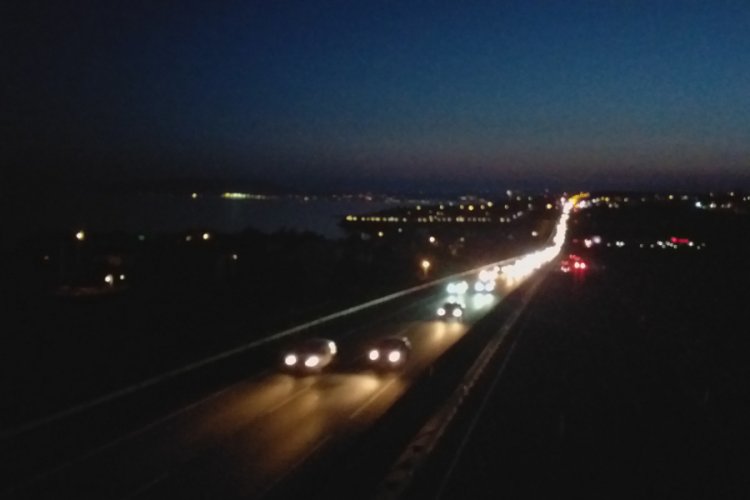 İstanbul'a dönüş yolunda yoğunluk yaşanıyor