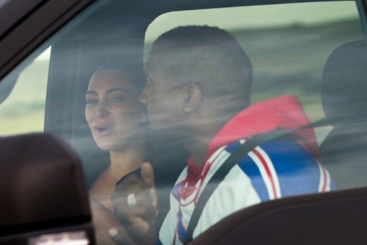 Kanye West'i ziyaret eden Kim Kardashian kavga sırasında ağladı