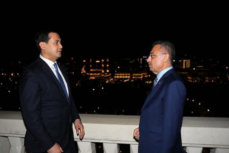 Cumhurbaşkanı Yardımcısı Fuat Oktay, Özbekistan Başbakan Yardımcısı Umurzakov'u kabul etti