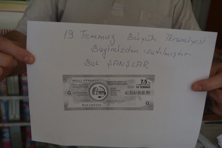 Büyük ikramiye Bursa Karacabey'e çıktı