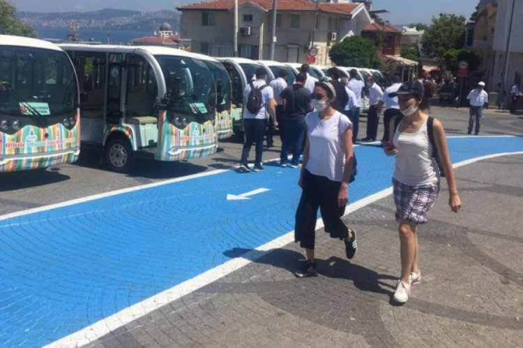 Adalar'da elektrikli araçlar sefere başlıyor