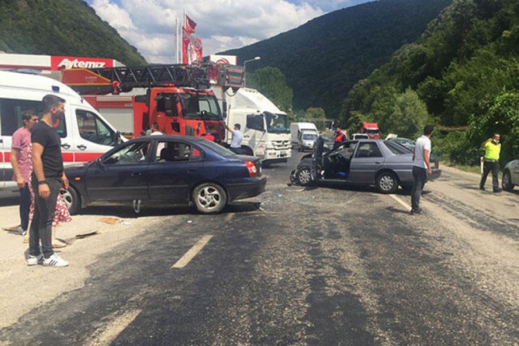 Karabük'teki trafik kazası: 7 kişi yaralandı