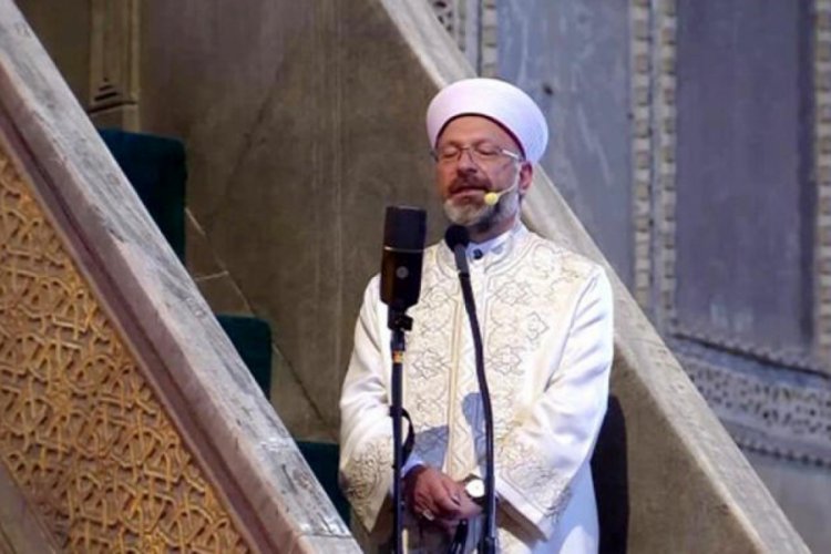 Diyanet İşleri Başkanı Erbaş Ayasofya-i Kebir Cami-i Şerifi'nde bayram namazı kıldıracak