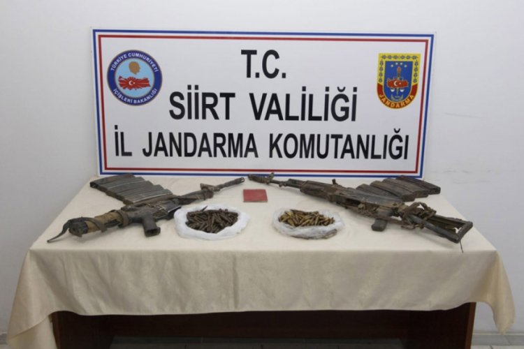 Siirt'te etkisiz hale getirilen 2 teröriste ait mühimmat ele geçirildi