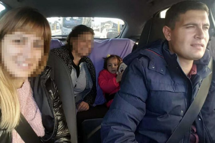 O yüzbaşı ile kızı toprağa verildi