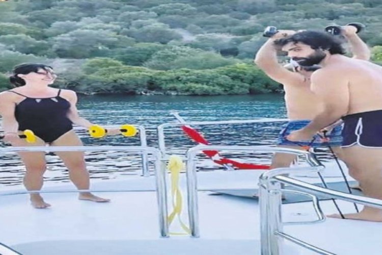 Tatilde bile spor
