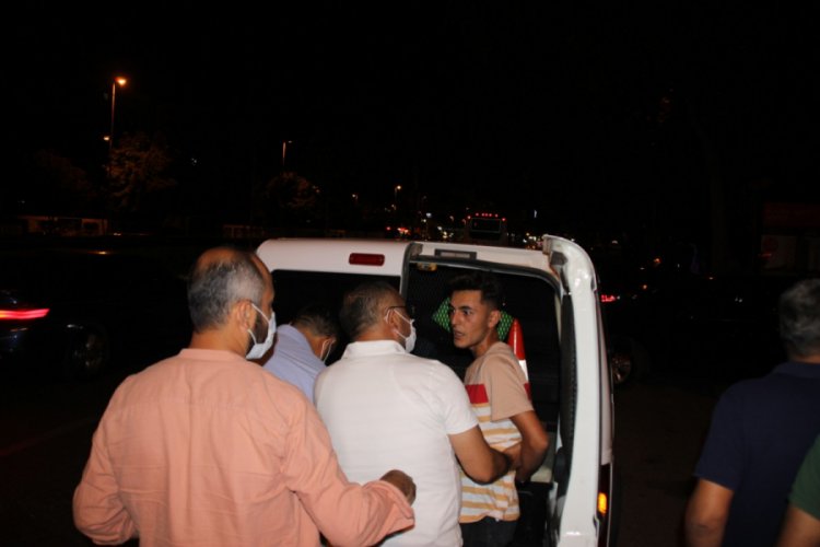 Olay yerini merak edip gelen şüpheli yakalandı