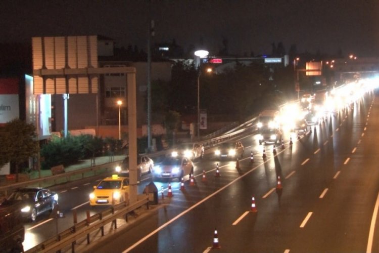Haliç Köprüsü'ndeki yenileme çalışması