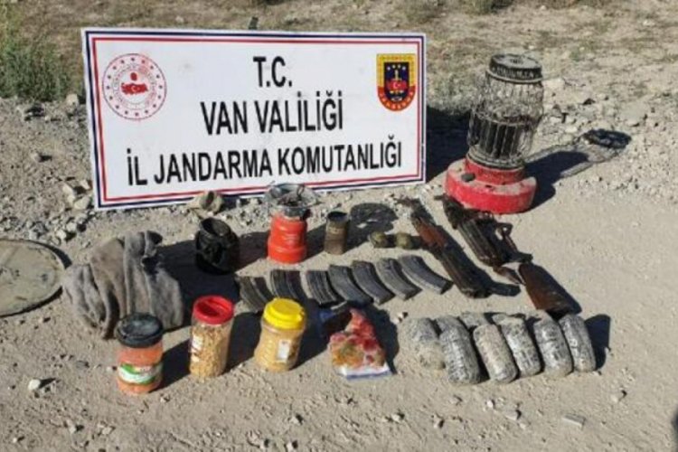 Van'da PKK operasyonunda uyuşturucu ve silah ele geçirildi