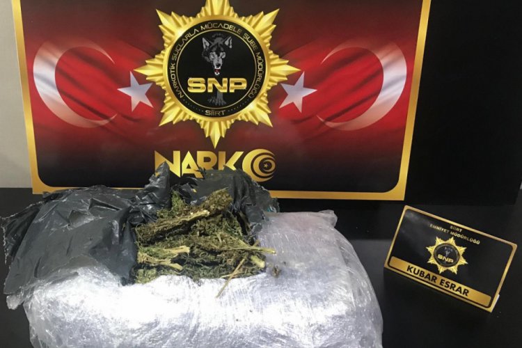 Siirt'te uyuşturucu operasyonu