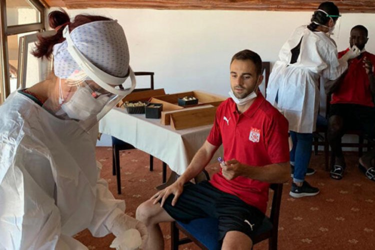 Sivasspor'da 7 futbolcu sağlık kontrolünden geçti