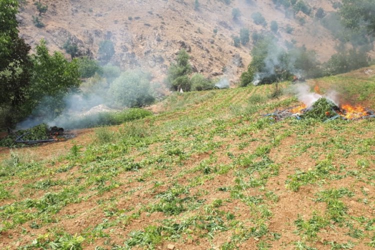 Mehmetçik, narko terör operasyonları ile uyuşturucuya darbe vurdu