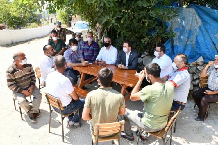 Bursa Mustafakemalpaşa Belediye Başkanı Kanar'dan mahalle ziyareti