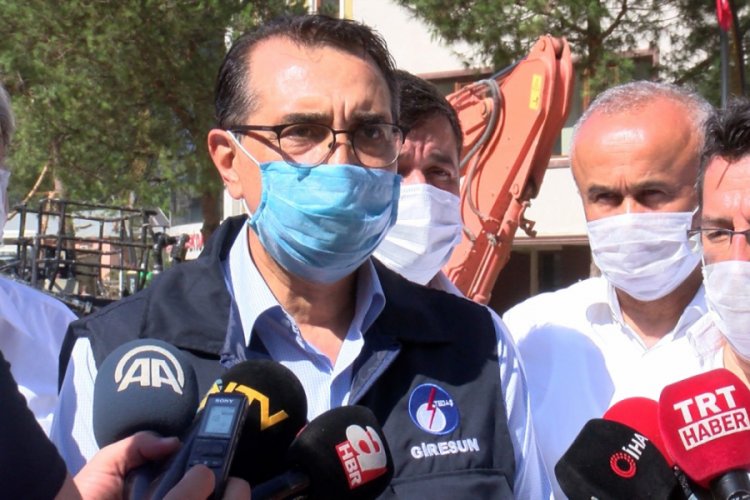 Bakan Dönmez: Dereli merkezin yüzde 80'i elektrik kullanır vaziyette