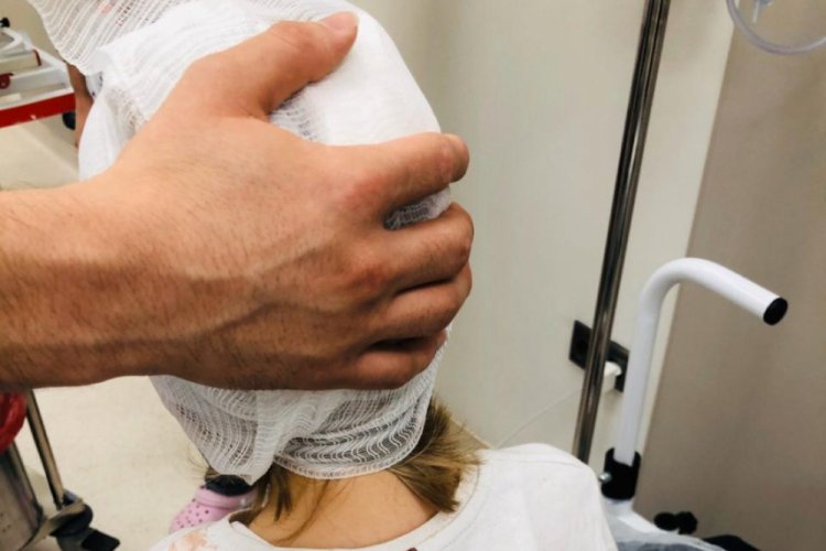 Saldırıya uğrayan 5 yaşındaki çocuğun kafatası delindi