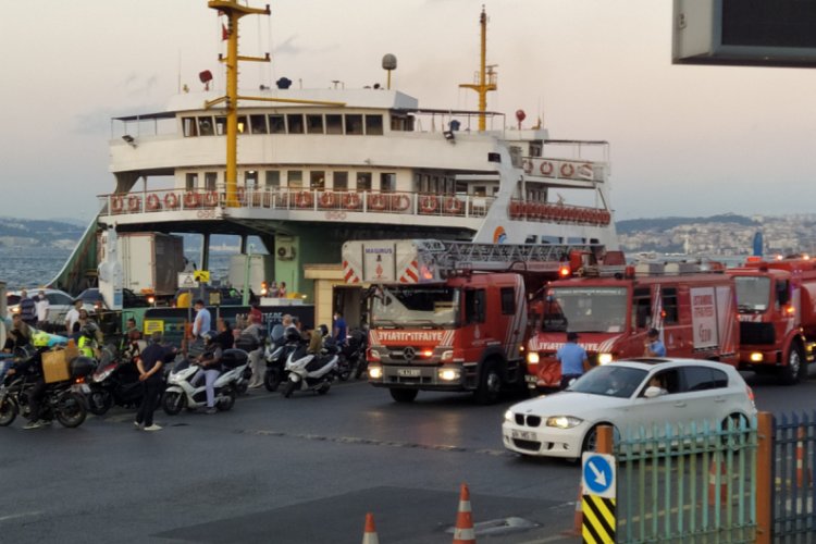 Arabalı vapurda korku dolu anlar