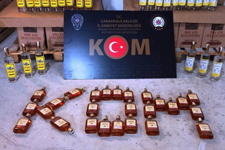 Sahte içki operasyonu! Yüzlercesi ele geçirildi