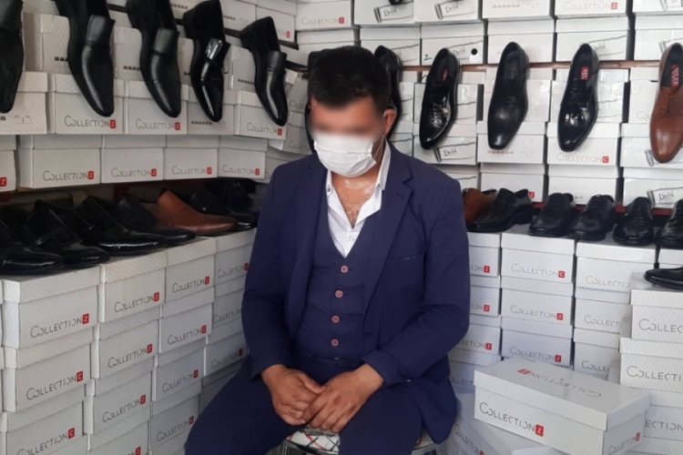 Karantinadan ikinci defa kaçıp alışveriş yaptı