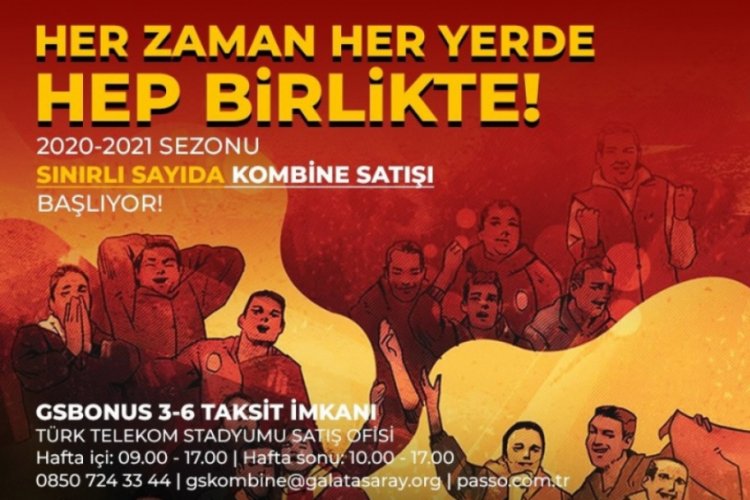 Galatasaray'da yeni sezon kombineleri satışa çıkıyor