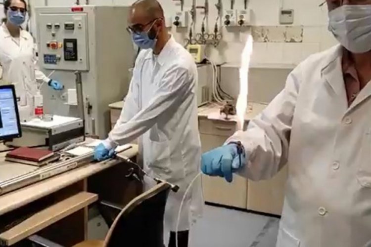 Karadeniz'de bulunan gaz test edildi
