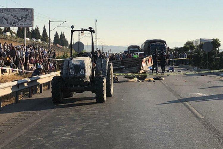 3 tarım işçisinin öldüğü kazaya karışan traktörü değiştirmişler