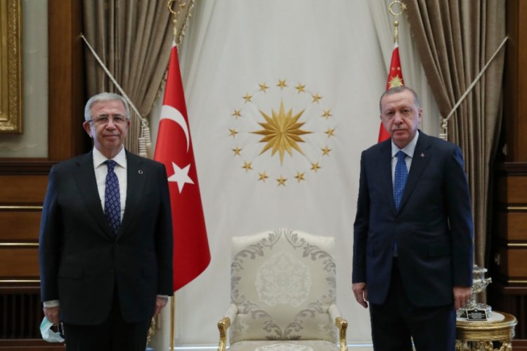 Cumhurbaşkanı Erdoğan, Mansur Yavaş'ı kabul etti