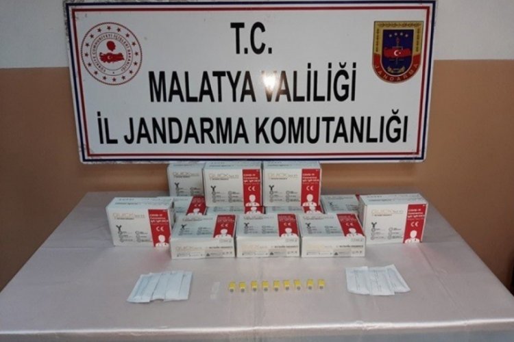 119 kaçak Covid-19 hızlı test kiti ele geçirildi